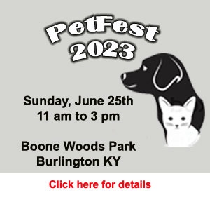 PetFest 2023 June 25 11:00 to 3:00 Boone Woods Park